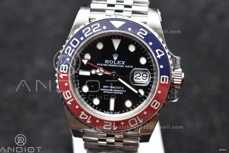 Edition Bracelet UV With Factory Ceramic BLRO Red Jubilee Blue GMT-Master Newest Clean V3 II Best On DD3285 Bezel 126710 CHS 0901